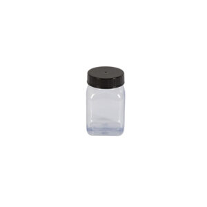 Qubb - Pot carre à large ouverture - 100ml - serie 310 PVC/petg - Qubb -