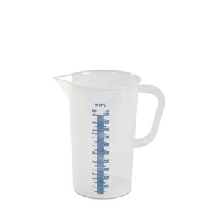 Qubb - Becher gradue - 1000 ml - graduation bleue en relief - Qubb -