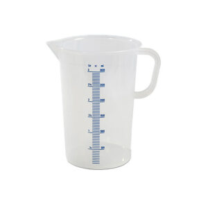 Qubb - Becher gradue - 3000 ml - graduation bleue en relief - Qubb -