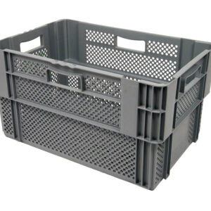 Qubb - EN Bac gerbable emboîtable 60l - 600x400x320mm - Qubb -