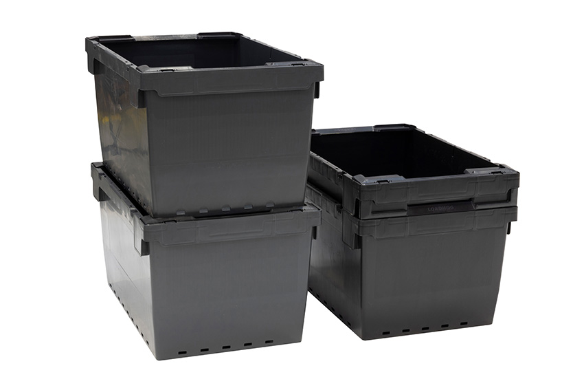 Loadhog - Bac à anses Omnimax 58l - 600x400x300mm - recyclé - Loadhog -