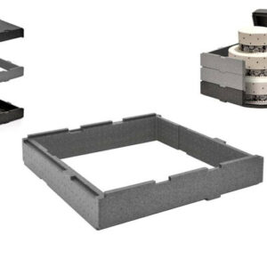 Polibox - Extension isotherme Pizza system - 410x410x75mm - Polibox -