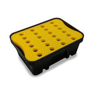 Qubb - Bac de rétention avec grille - 10l - 400x300x155mm - Qubb -