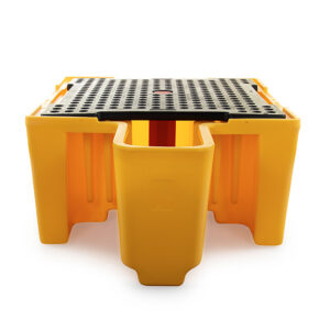 Qubb - Bac de rétention - 1 conteneur IBC - 1120l - avec grille - Qubb -