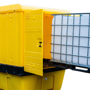 Qubb - Bac de rétention + auvent - 1 cont. IBC - 1260l - Qubb -