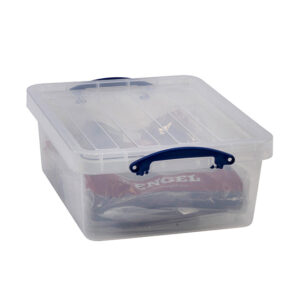Really Useful Box - Boîte transparente emboîtable renforcée 23,5l empilable sur - Really Useful Box -