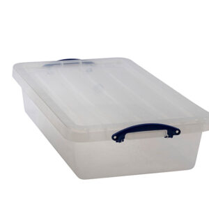 Really Useful Box - Boîte renforcée transparente emboîtable 41l empilable sur - Really Useful Box -