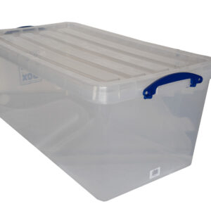 Really Useful Box - Boîte renforcée transparente emboîtable 82l empilable sur - Really Useful Box -