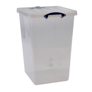 Really Useful Box - Boîte renforcée transparente emboîtable 106l empilable sur - Really Useful Box -