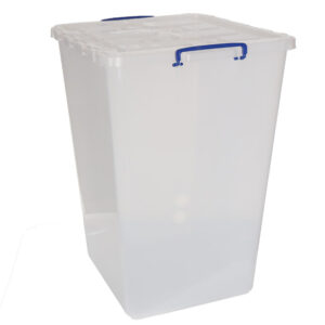 Really Useful Box - Boîte renforcée transparente emboîtable 106l empilable sur - Really Useful Box -