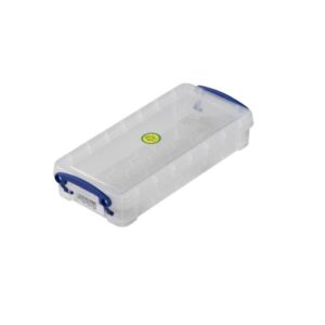 Really Useful Box - Boîte transparente 0,55l empilable sur le couvercle inclus - Really Useful Box -