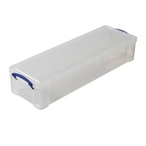 Really Useful Box - Boîte transparente 22l empilable sur le couvercle inclus - Really Useful Box -
