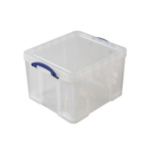Really Useful Box - Boîte transparente 35l (a4) empilable sur le couvercle - Really Useful Box -