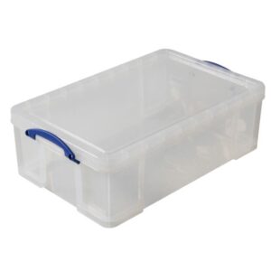 Really Useful Box - Boîte transparente 50l empilable sur le couvercle inclus - Really Useful Box -