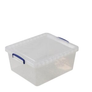 Really Useful Box - Boîte transparente emboîtable 17,5l empilable sur le - Really Useful Box -