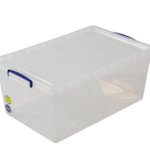 Really Useful Box - Boîte transparente emboîtable 62l empilable sur le - Really Useful Box -