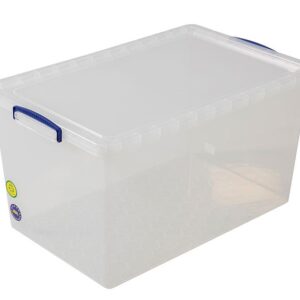 Really Useful Box - Boîte transparente emboîtable 83l empilable sur le - Really Useful Box -