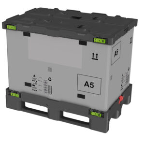 Qubb - Sleeve box 547l - 1200x800x893mm - 3 semelles - Qubb -