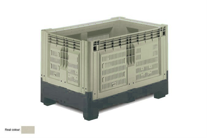 Qubb - Smartbox 565l - 1200x800x805mm - perforée - 2 semelles - Qubb -