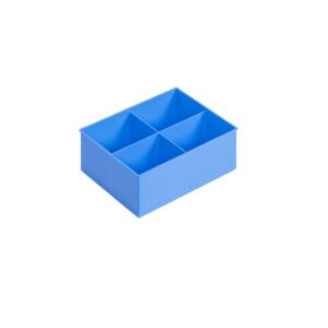 Qubb - Godet modulaire arrondi à 4 compartiments - 170x137x65mm - Qubb -