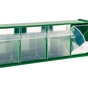 Mobil Plastic - Bloc-tiroir basculants 4 godets - série 7000 - Mobil Plastic -