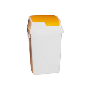 Qubb - Poubelle avec couvercle basculant 50l - 315x390x670mm - Qubb -