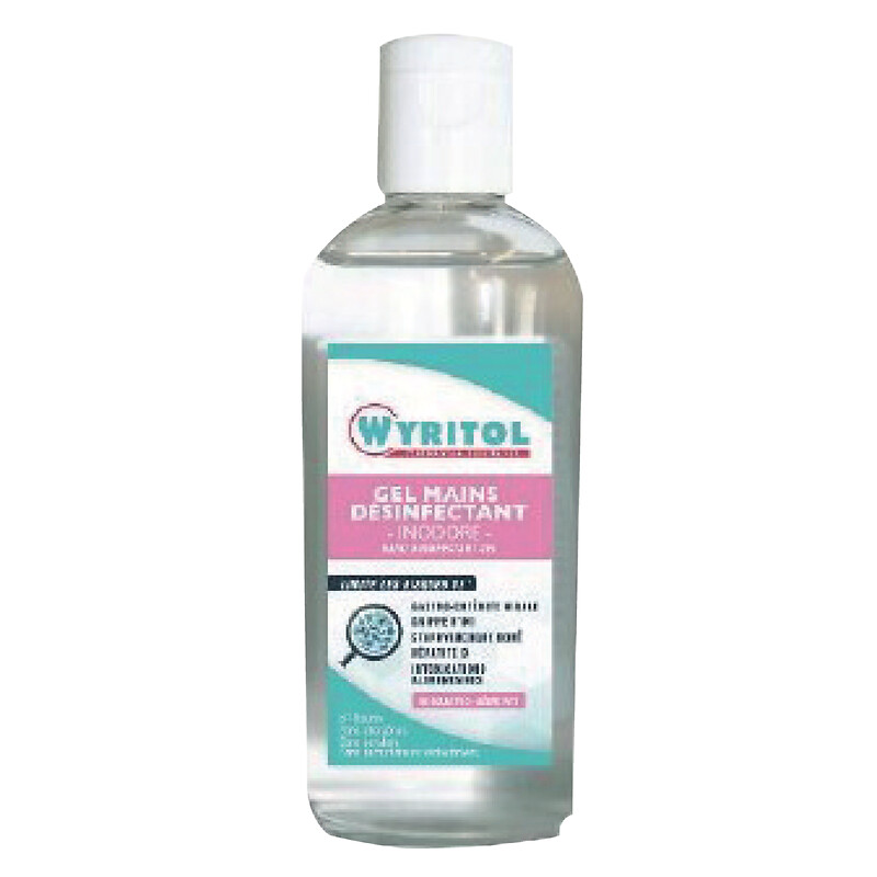 Gel hydro-alcoolique WYRITOL pour la désinfection des mains formule non grasse spécial peaux sensibles bidon de 5 l - - 144741 – Image 2