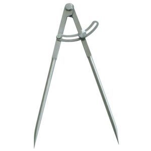 Compas à charnière à pointes avec 1/4 de cercle - longueur 250 mm - TALIAPLAST - 287225