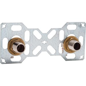 Platine de raccordement R'FIX à sertir sur PER diamètre 16 pour robinetterie de douche 150 mm - ADRIEN RIQUIER - 600251
