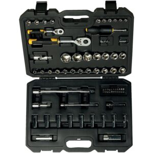 Coffret à douilles 1/4" et 1/2" - 72 pièces - STANLEY - 152700