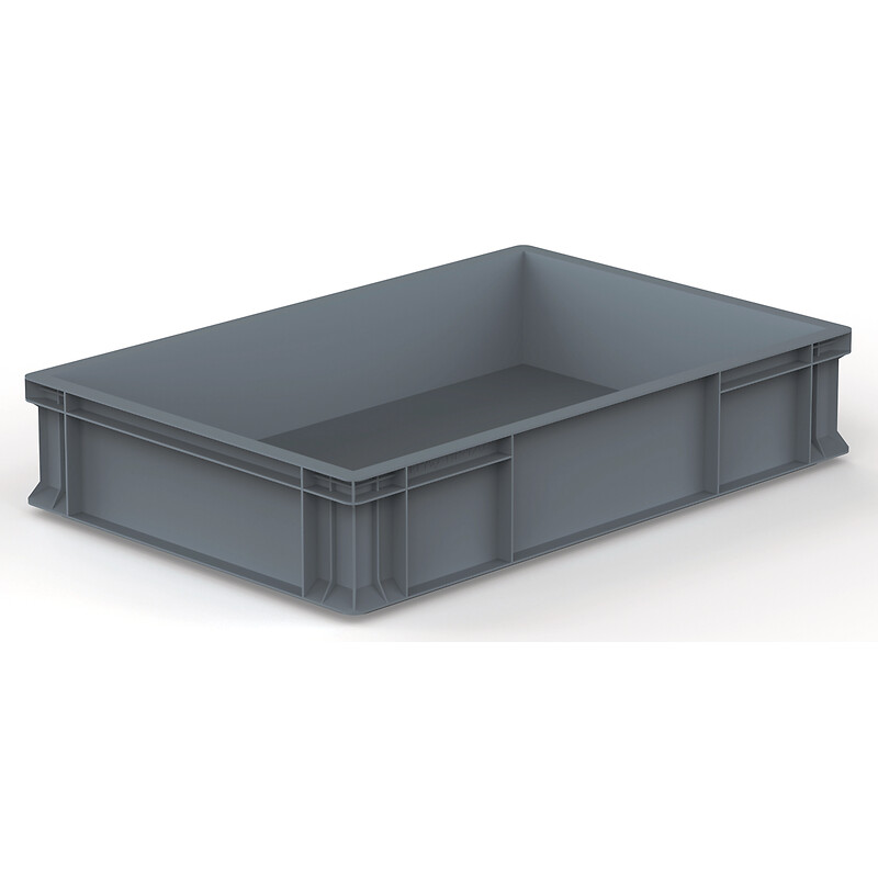 Bac de manutention polypropylène gerbable norme Europe - 70L - charge maxi 50Kg fond renforcé 400x600x400 - VISO - 406408 – Image 4