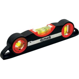 Niveau à bulle magnétique avec fioles rotatives 23 cm - MOB - 568114