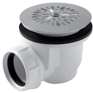 Bonde de douche à grille joint conique Ø 40 mm à visser ou à coller - NICOLL - 723083