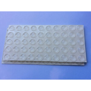 Butées autoadhésives anti-bruit Tibidy ronde, 9 x 2 mm, translucide - LEGALLAIS - 613404