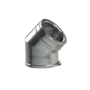 Coude à 45° Duoten Inox 316/ 304 D 150-200 - TEN - 586258