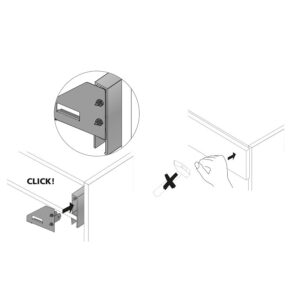 Gabarit de perçage BlueJig pour façade AvantechYOU - Bluejig 105 - Profil H101 H139 - HETTICH - 240683