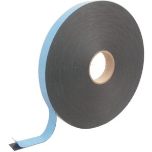 Joint adhésif double face noir 30 x 1 mm 66 m - KISO - 643826