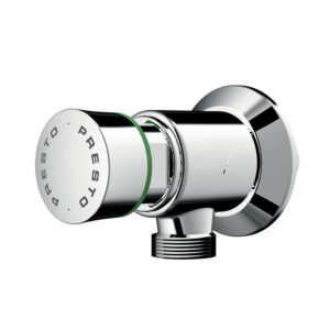 Robinet temporisé d'urinoir Presto 12A pour alimentation équerre - sans raccords - PRESTO - 631408