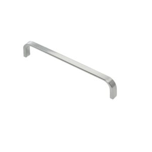 Poignée en zamak Pronto - entraxe 160 mm - finition nickelé satiné - METAKOR - 467602