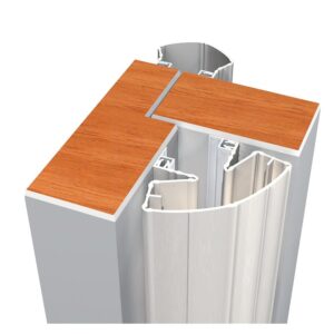 Joint Euro pare-doigts Plus 5090 porte simple action en 1998 mm coloris blanc en boîte de 5 - ELLEN - 691936