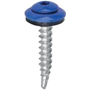 Vis de bardage acier cémenté tête cylindrique bombée torx T20 laquée Belvis Bois, gris anth RAL7016 4,9x35mm, 100 p - ETANCO - 109092