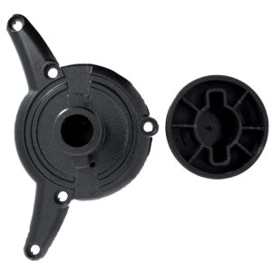 Kit 4 Pieds de table Ø76 710mm montage rapide Noir - LEGALLAIS - 499815