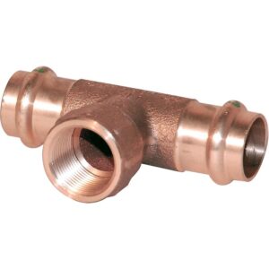 Té bronze diamètre 35 taraudé 15x21 centre 121945 - VIEGA - 719205