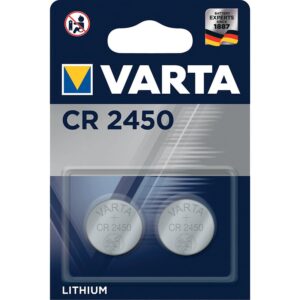 Blister de 2 piles lithium 3V Varta type CR2450 - VARTA - 139505