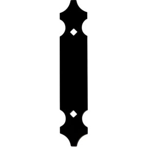 Té paumelle aluminium pour croisillon finition noir 9005 - TORBEL - 642923