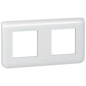Plaque programme Mosaic 2x2 modules horizontal blanc - Legrand - 357519