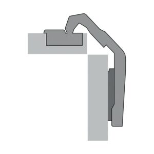 Charnière 50/65° pour portes pliantes d'angle Intermat 9930 - Design Sensys - HETTICH - 169752