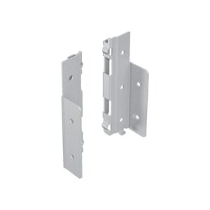 Raccord pour paroi arrière AvanTech YOU - Conditionnement Industrie - hauteur dos 139 mm - finition Argent - HETTICH - 139631