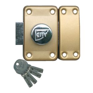 Verrou de sûreté R 6 à cylindre 5 clés sur N° AGL 697 - ISEO CITY - 373689