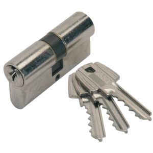Cylindre TE5 à panneton réduit PM 2 laiton nickelé - TESA ASSA ABLOY - 284915